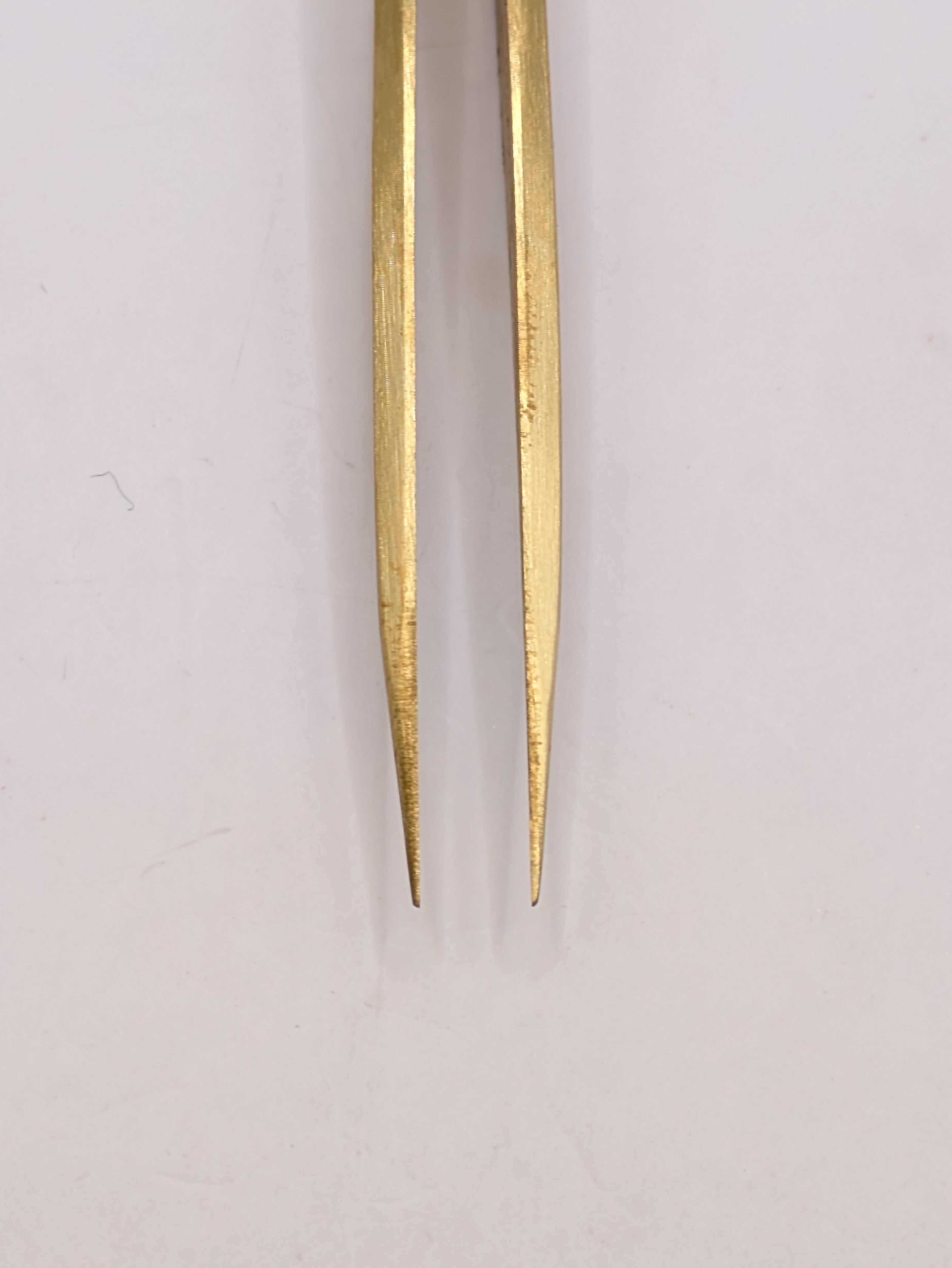 MSA12.303-AA 真鍮ピンセット 125mm | 三宝 ～時計工具・彫金工具