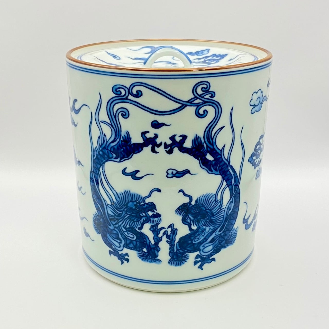新古】クリスタル水指 松峯 紙箱入 | 茶道具 錦玉堂