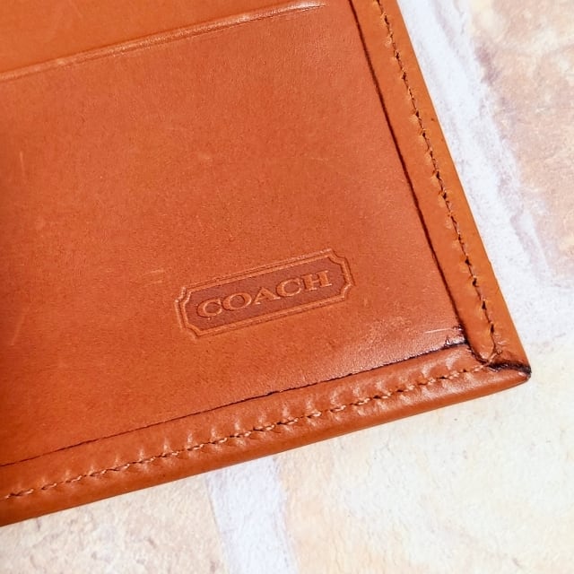 COACH 折り財布 新品 サンセット 新作カラー レザー メンズ ユニセックス