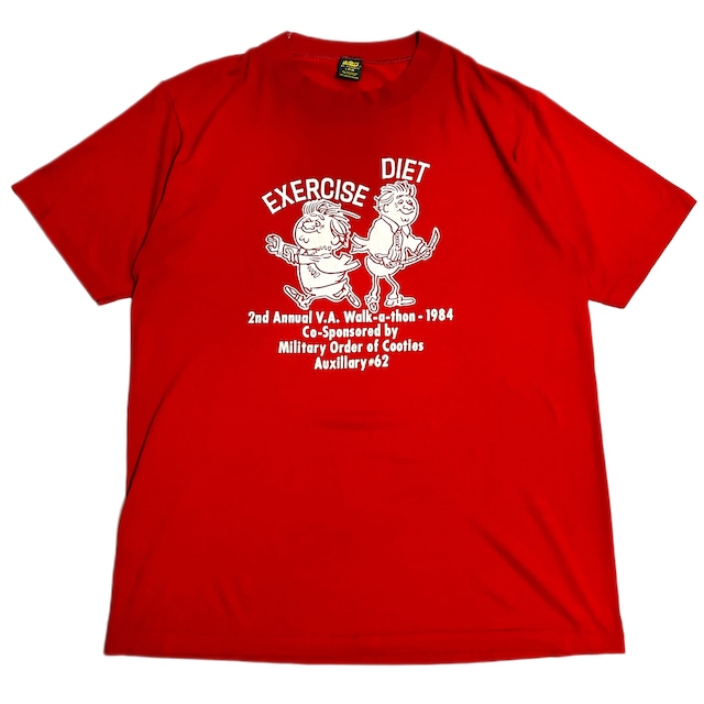 80s VINTAGE Walkathon T-shirt プリントT
