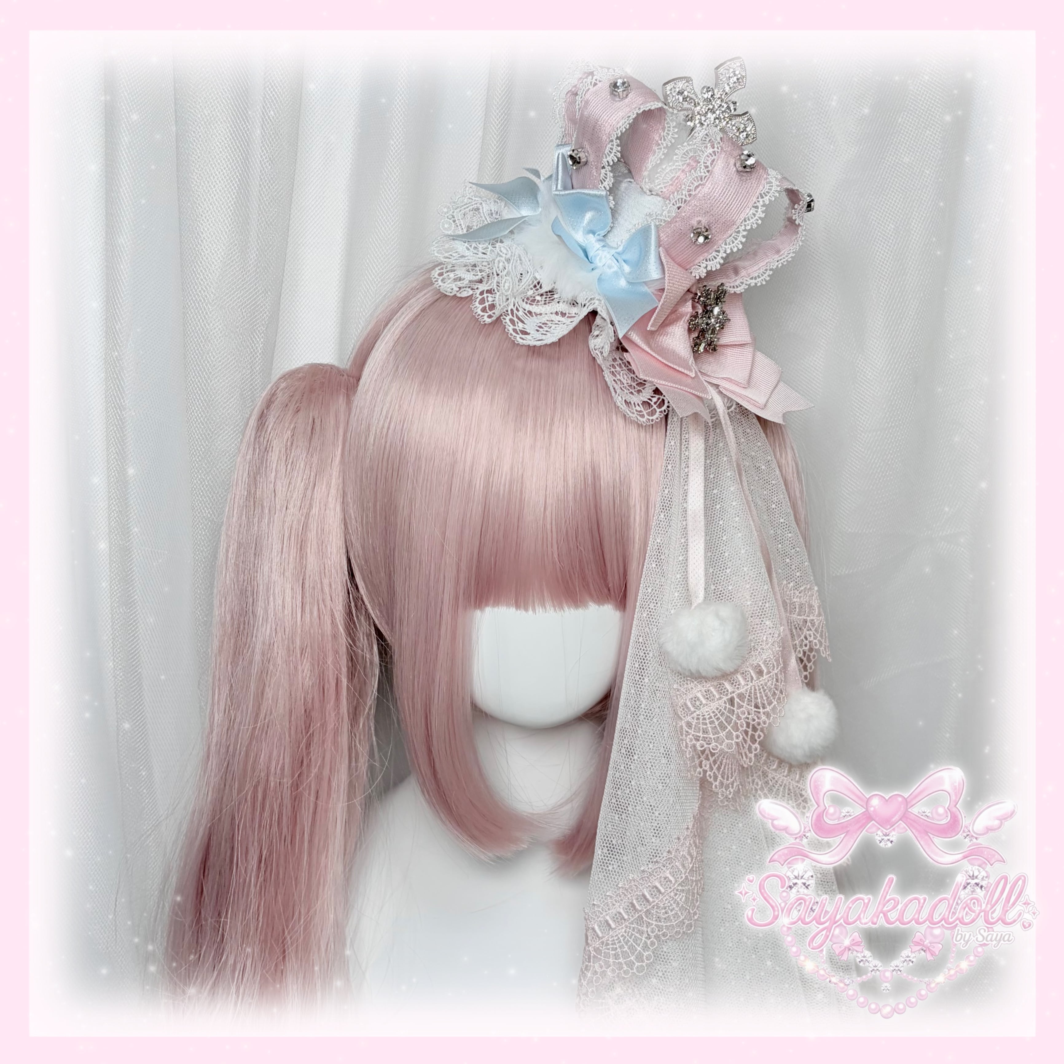 BJD人形用ウィッグ wig ⭐️ ロング 初音風ウィッグ グリーン MS-doll