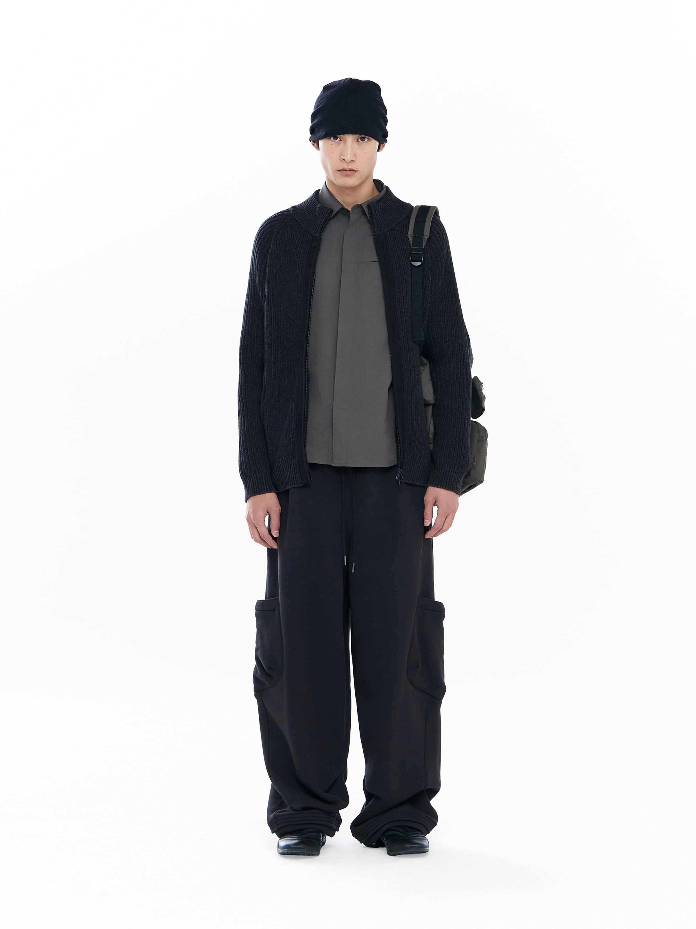 26AW | MEN】 SAN SAN GEAR サンサンギア / ジップアップニット