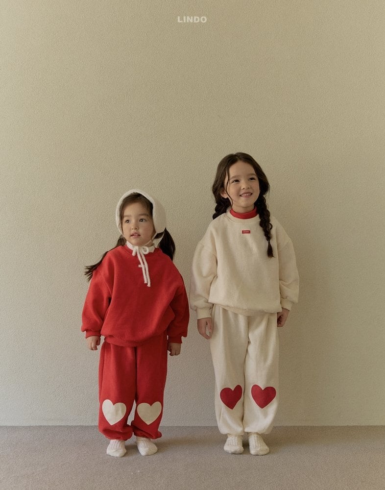 【予約商品】big heart jogger pants