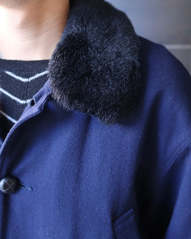 Short length fur blouson