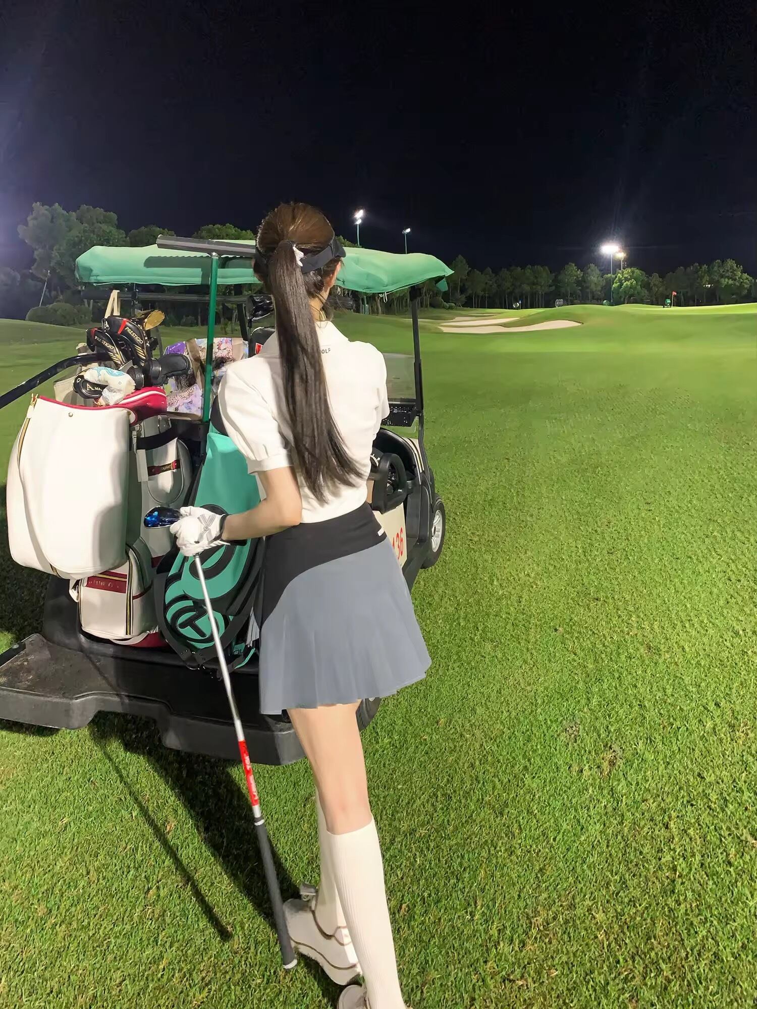 デザインプリーツスカート | AMIS GOLF 【韓国ゴルフウェア】
