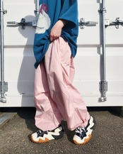 【Little sunny bite】Nylon bomber pants