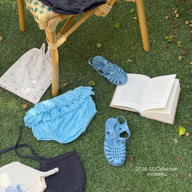 【6/18〆予約】<ninibello> bebe Pepper frill bloomers