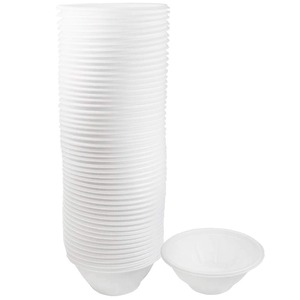 【在庫処分】アートナップ 使い捨て食器 ホワイト 650ml E-2R
