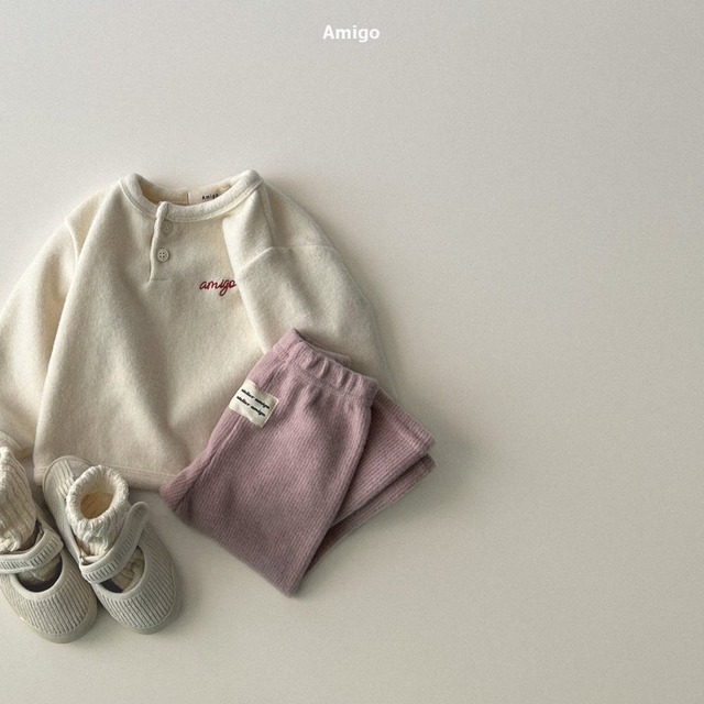 《即納》送料無料【Amigo】Linda Ribbed Leggings