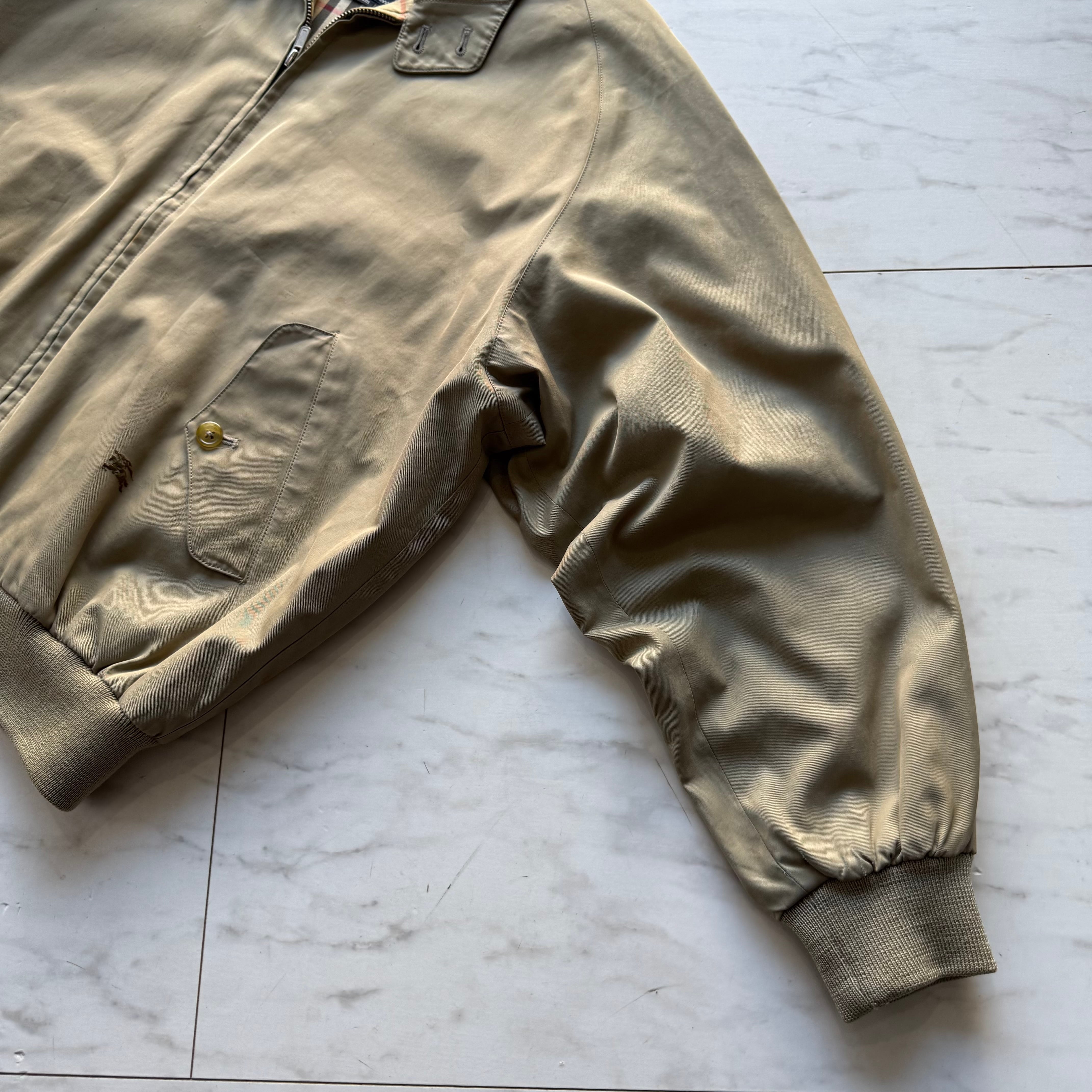 90s old Burberry Harrington jacket men'sM | 古着butterfly