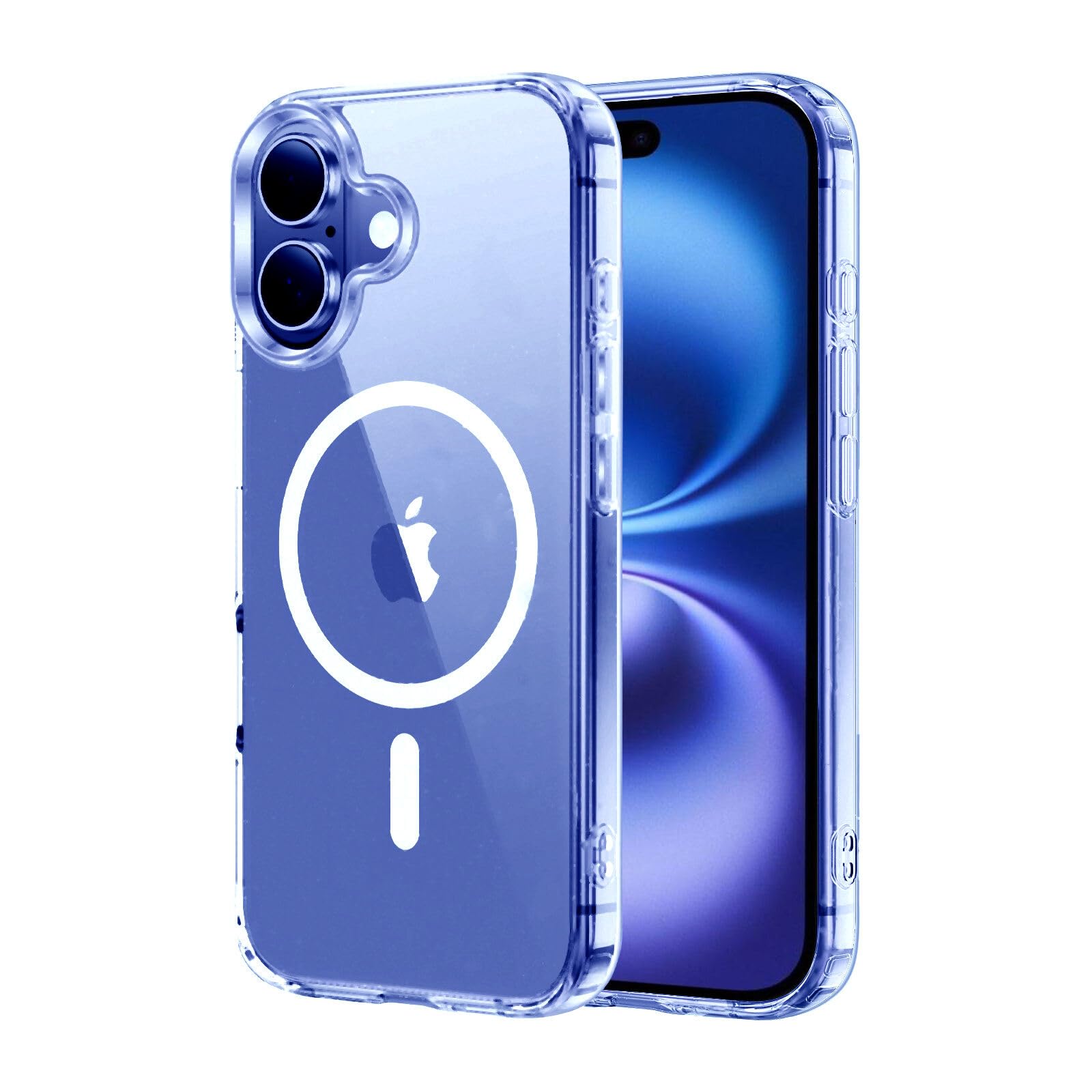 【MagSafe対応・全面保護】TFHaven iPhone 16 ケース クリア MagSafe対応 黄変防止 耐衝撃 ストラップホール付き 6.1インチ