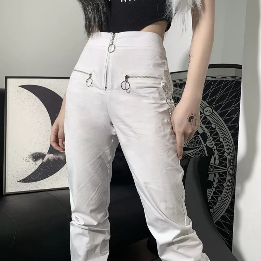 GOTH DARK / ルーズフィット ハイウエスト サマーパンツ / GOTHIC ARMS