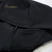 社交ダンス 衣装 スカート ブラック系 チャコットロイヤルダンス Chacott ROYAL DANCE 黒 無地 シンプル 日本製 ロング レッスン 練習 オールブラック 伸縮 ストレッチ スタンダード ダンス衣装 上品