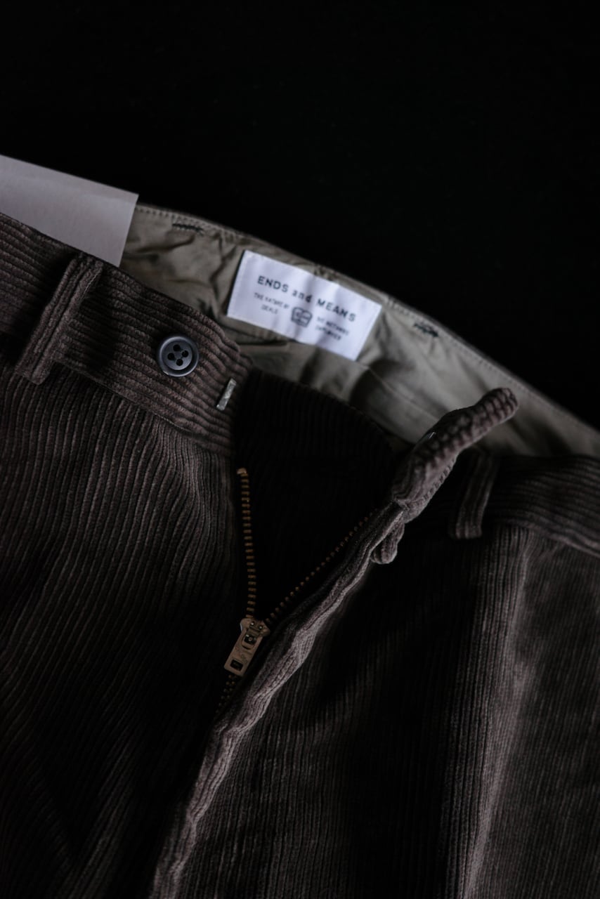 ENDS and MEANS / Grandpa Cord Trousers 24AW | iremono