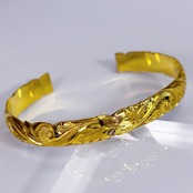 [HOT] Hibiscus Cutout Bangle