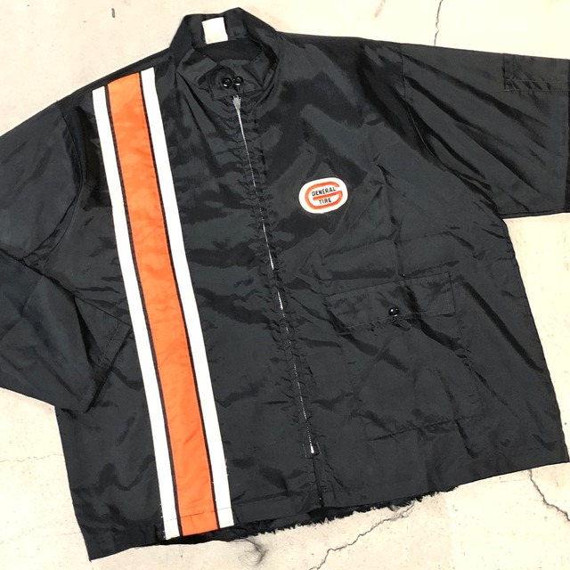 ⊕1970’S EBERT ENTERPRISES NYLON RACING BLACK XL