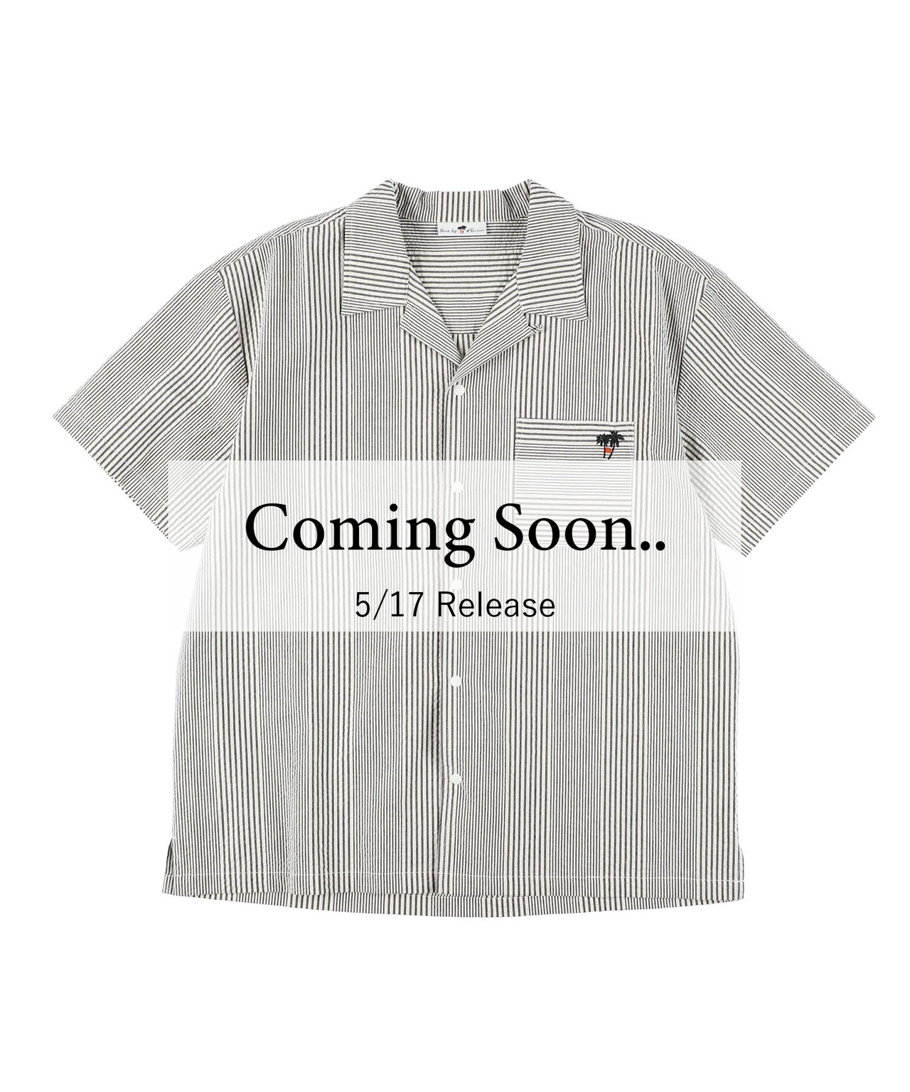 【SUNS】RANDOM SEERSUCKER OPEN COLLAR SHIRTS［RSS019］