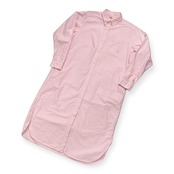 VAN JAC Shower CLUB ヴァンヂャケット ストライプ BD オックスフォード シャツ ワンピース サイズ F /ピンク/レディース