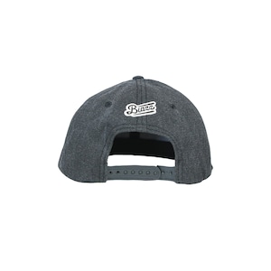 MOCO LOGO SUEDE PEAK WASHED CANVAS SNAPBACK [BLACK]