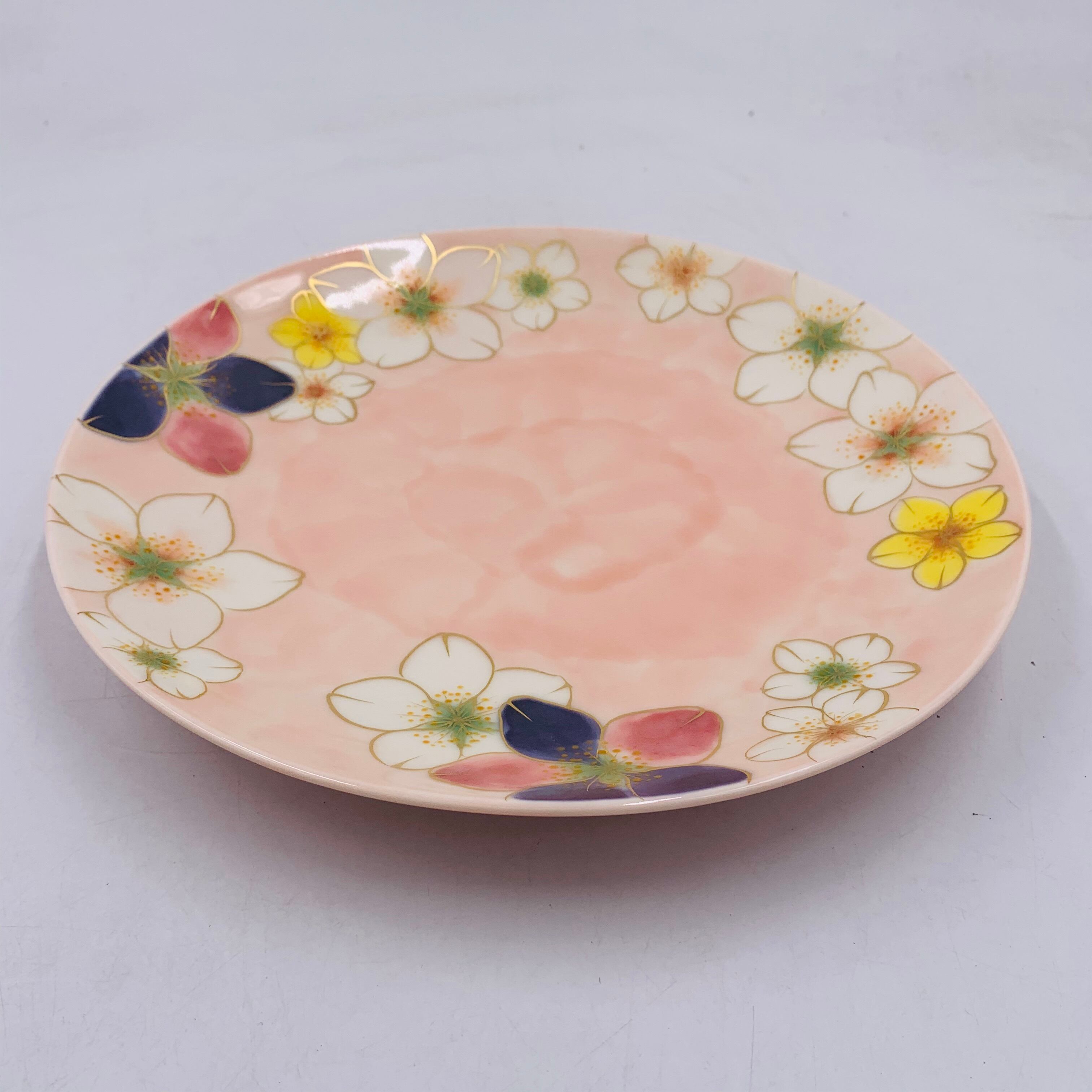 【夏休みセール】京焼　清水焼　陶葊　とうあん 　桜　6枚セット 京焼・清水焼 八寸鉢 桜(さくら) 陶あん トウア664 陶器