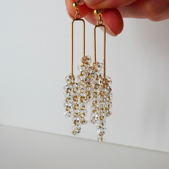 Clear Line ピアス  / イヤリング