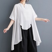 アシンメ チュニック ブラウス  30206