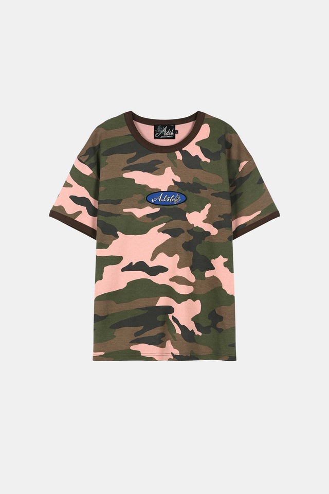 [ANDERSSON BELL] (ESSENTIAL) CAMOUFLAGE RINGER T-SHIRT atb1461m(PINK CAMOUFLAGE) 正規品 韓国ブランド 韓国通販 韓国代行 韓国ファッション ANDERSSONBELL アンダーソンベル 日本 店舗