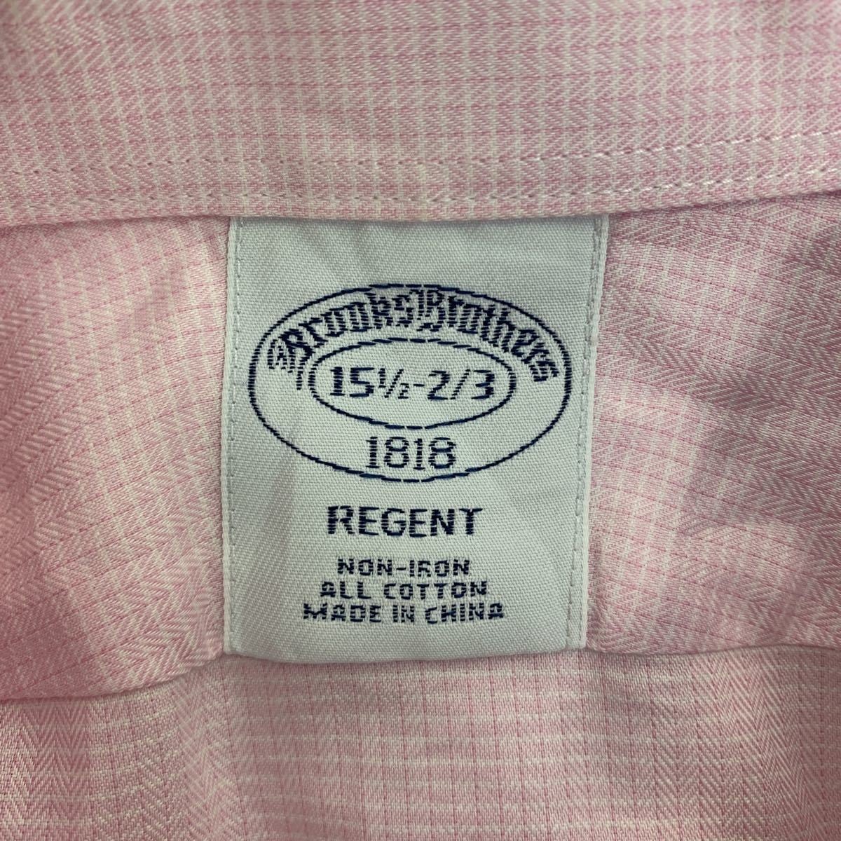 Brooks Brothers 長袖 チェック シャツ サイズ表記 15 1/2 2/3 L