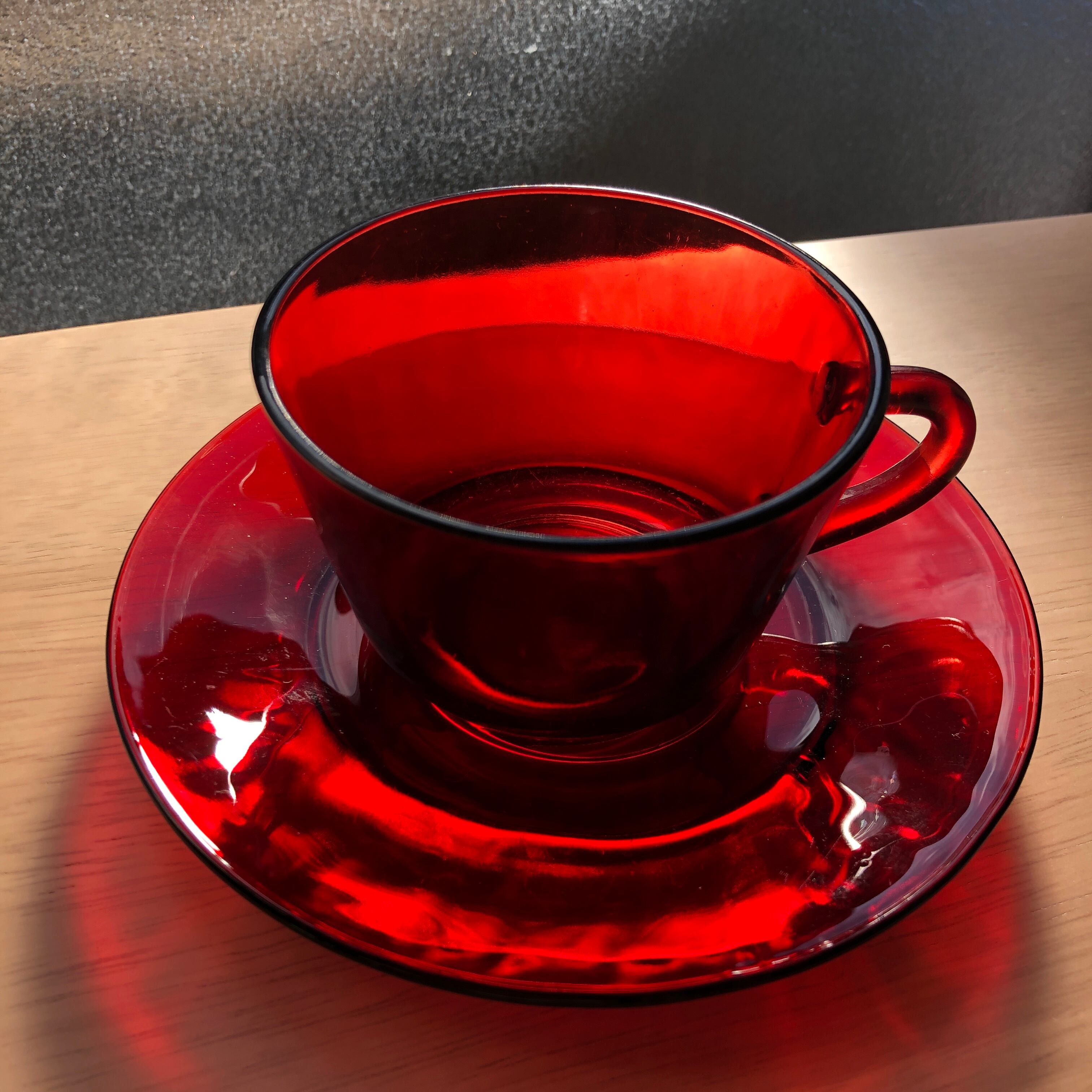 Fire King アンカーホッキング ロイヤルルビー 6 oz タンブラー×5 fit