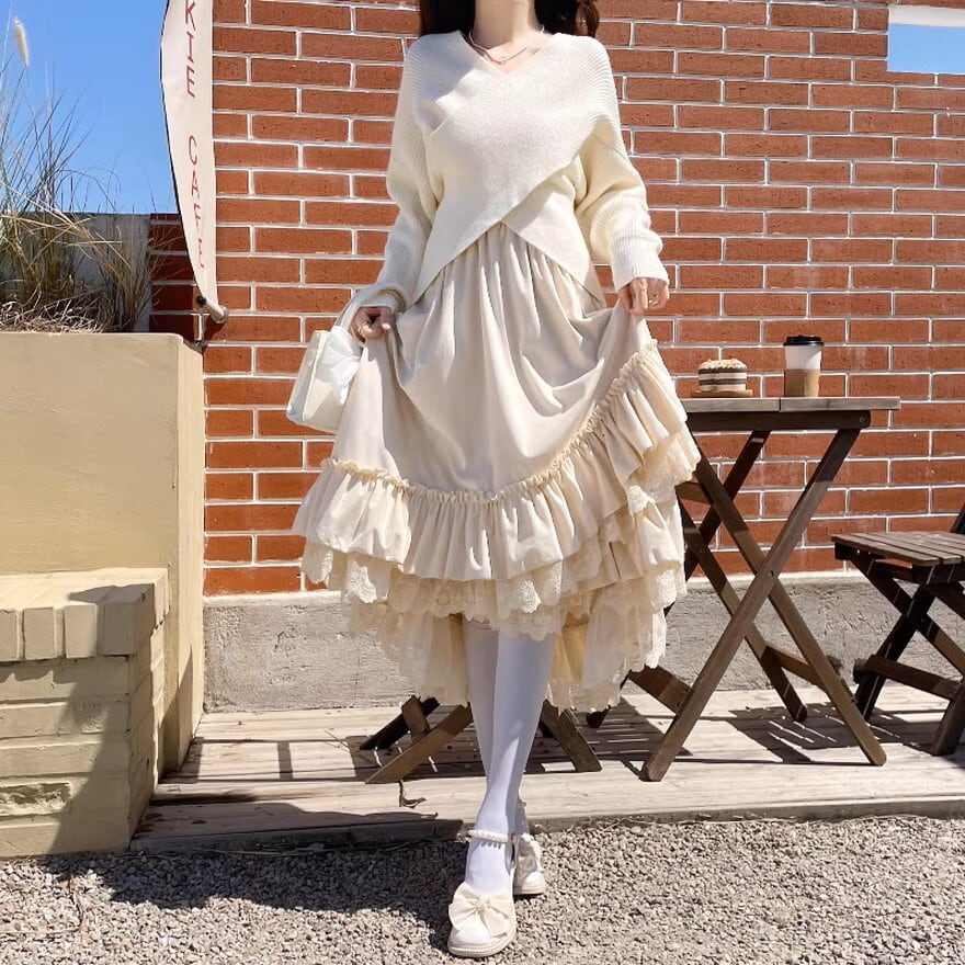 ゴスロリ通販 With U セミロリ ソフトロリータ アシンメトリー