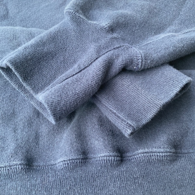 Champion リバースウィーブ スウェット 90s メキシコ製 カレッジ ネイビー ヴィンテージ古着 L 画像6