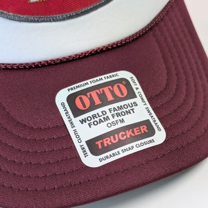 ♧【 OTTO CAP オットーキャップ 】 『 Dr. Pepper ドクター・ペッパー 』 トラッカーキャップ/ メッシュキャップ / burgundy バーガンディ 〚アメリカン雑貨 アメトイ〛
