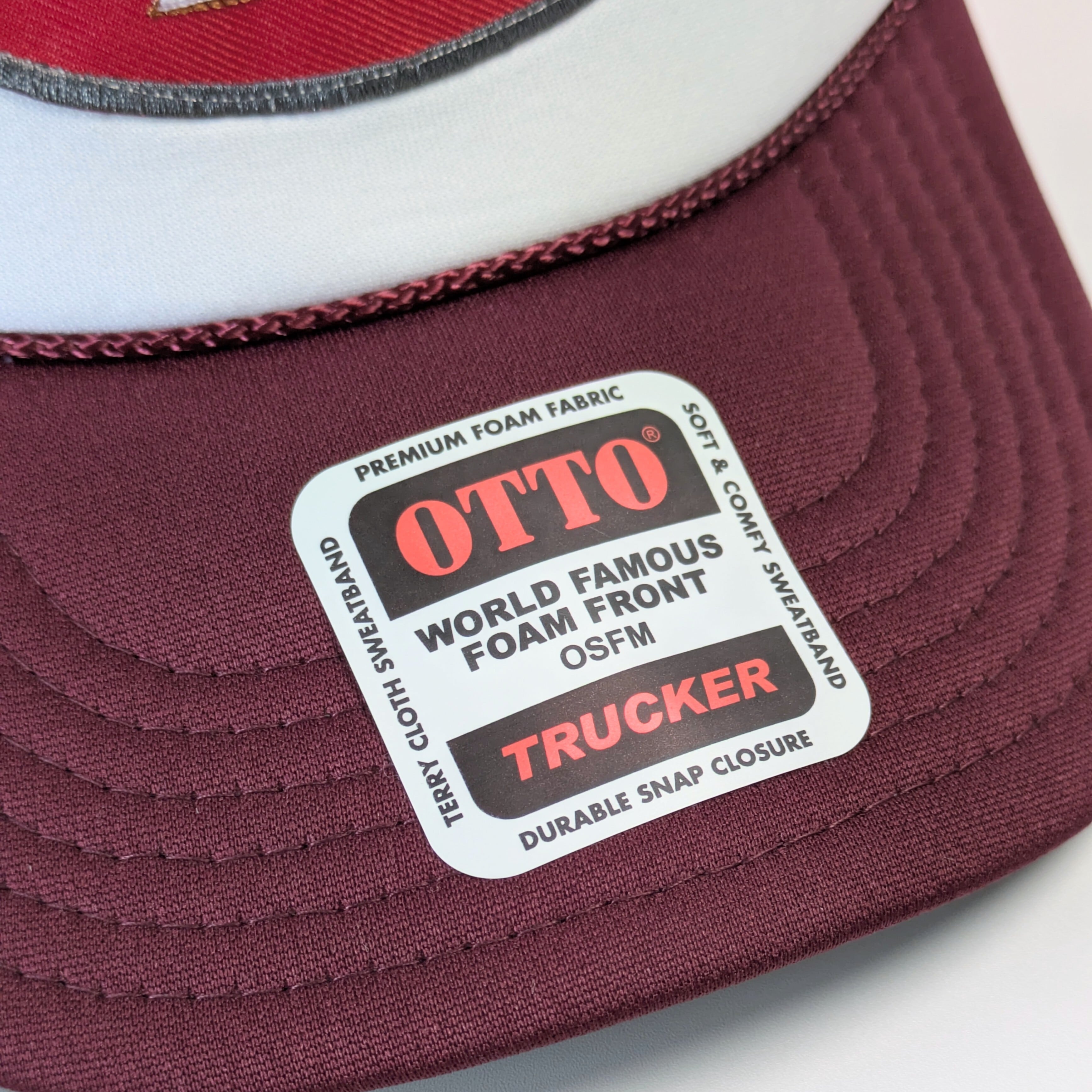 ♧【 OTTO CAP オットーキャップ 】 『 Dr. Pepper ドクター・ペッパー 』 トラッカーキャップ/ メッシュキャップ / burgundy バーガンディ 〚アメリカン雑貨 アメトイ〛