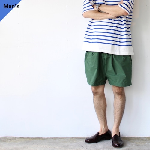 【ラスト１点】melple ナイロンショートパンツ / N.R.N.R Buggy Shorts　（Green）