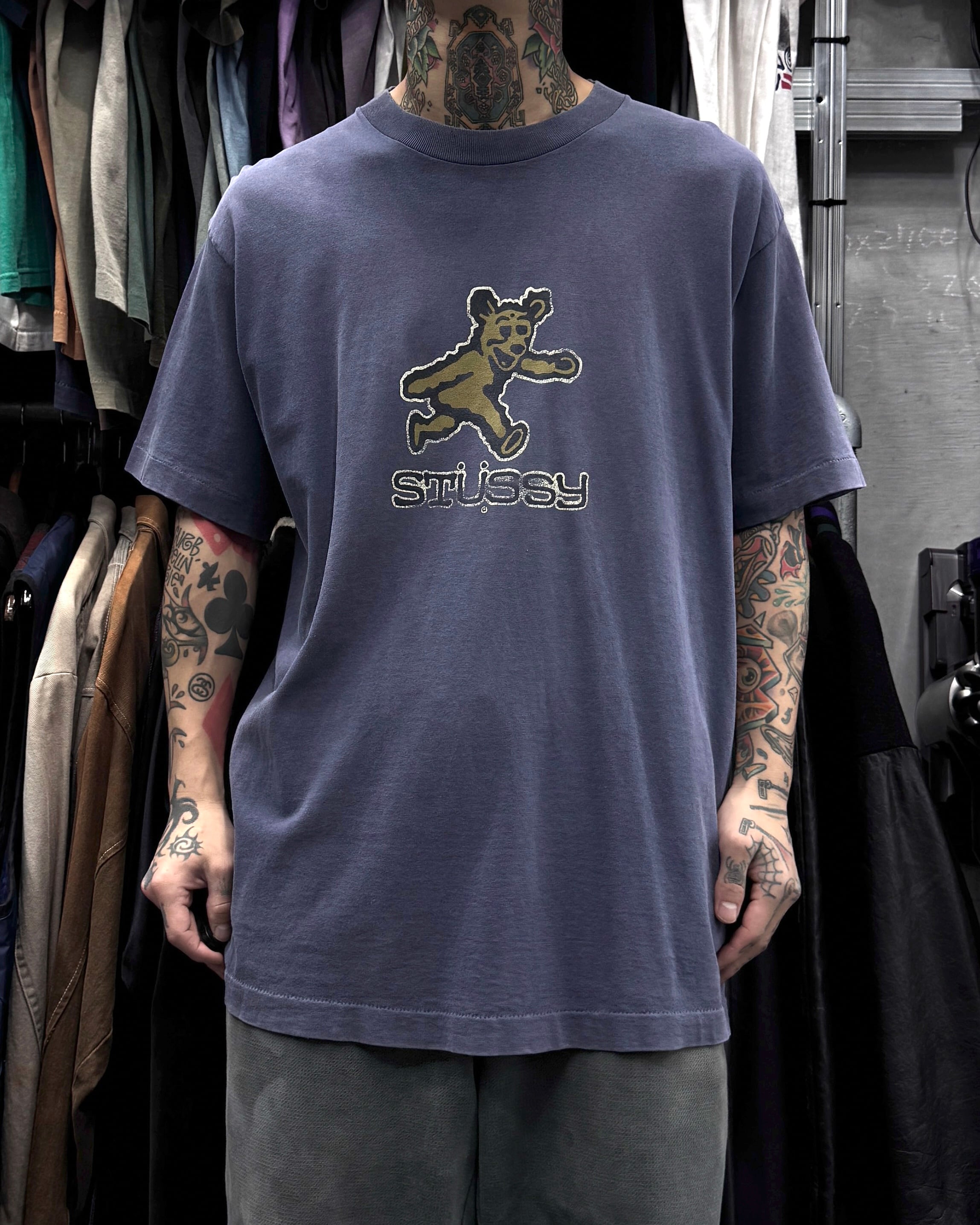 old 80's~90's スカル 黒タグ　サーフ stussy old スペシャル　80’s~90’s stussy “サーフ “黒タグ” Tee Design Skull” “Surf トップス