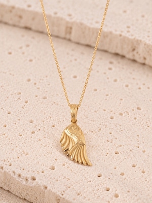 316L hawaiian hulu necklace #n85