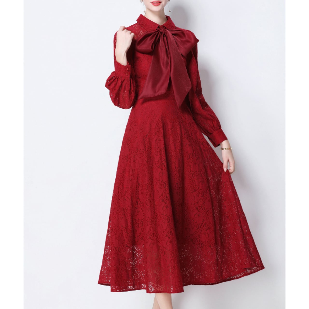 ロゼクラシックワンピース L1903