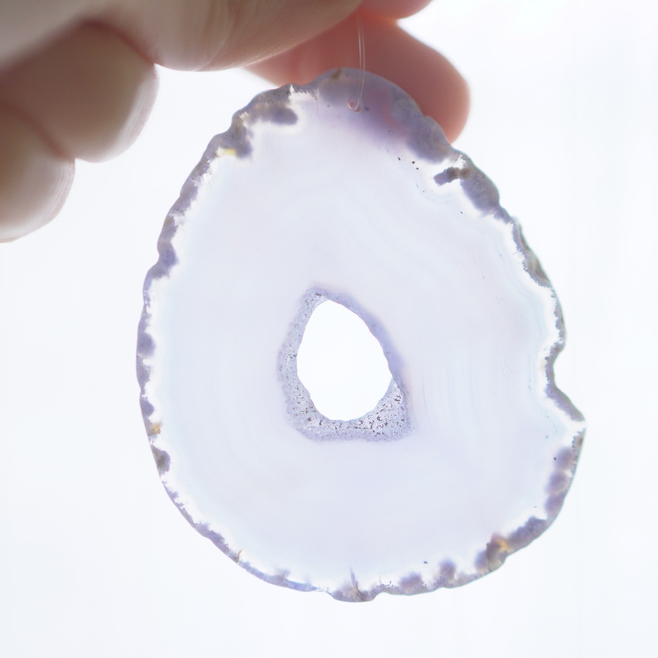 Summer Vacation - アゲートヒーリングチャイム / Agate Sun Catcher Wind Chime 449