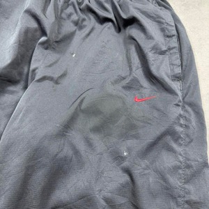 00s NIKE track pants black/red  L 古着