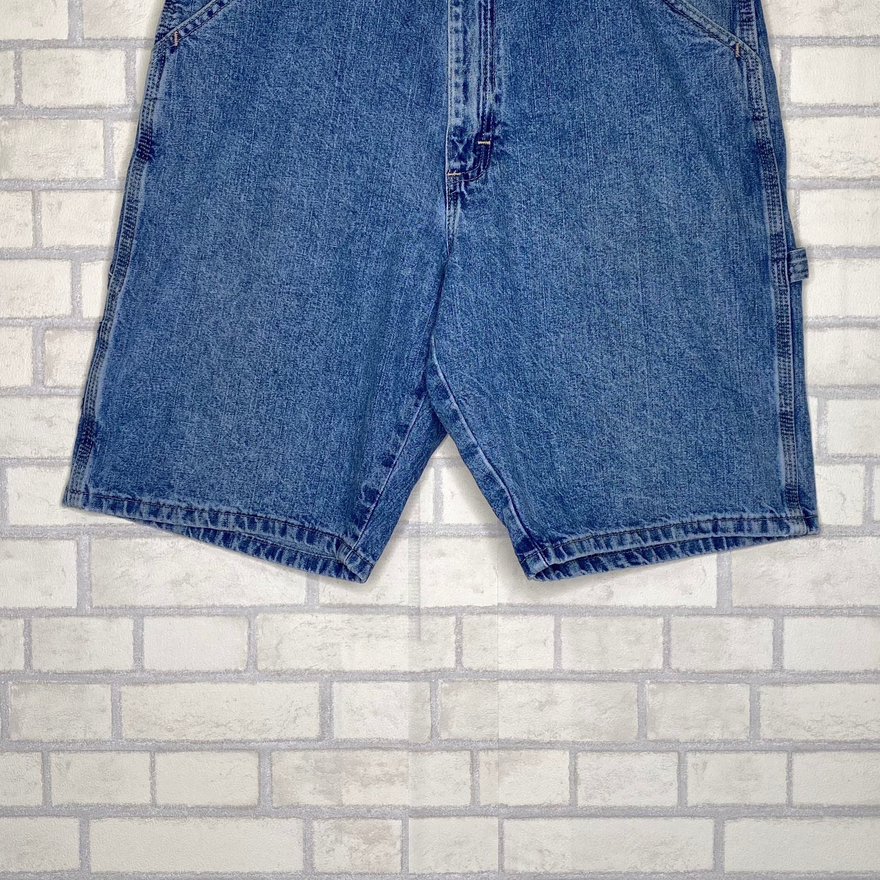Wrangler デニムハーフパンツ W32 ペインター ショーツ 状態良好 