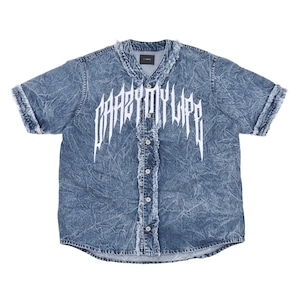 【ZAC VARGAS】baseball denim shirt