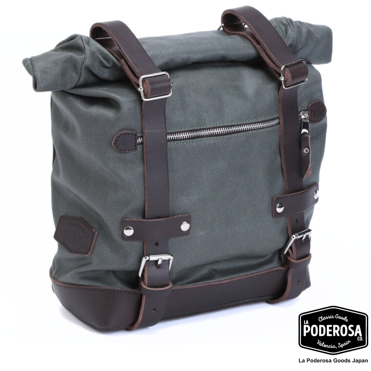 Dakhla 12L グリーン サドルバッグ La Poderosa Goods | La Poderosa