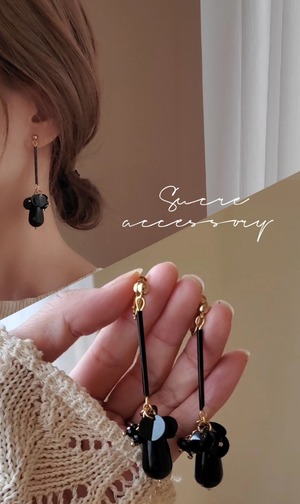 ブラックロングアクセサリー
