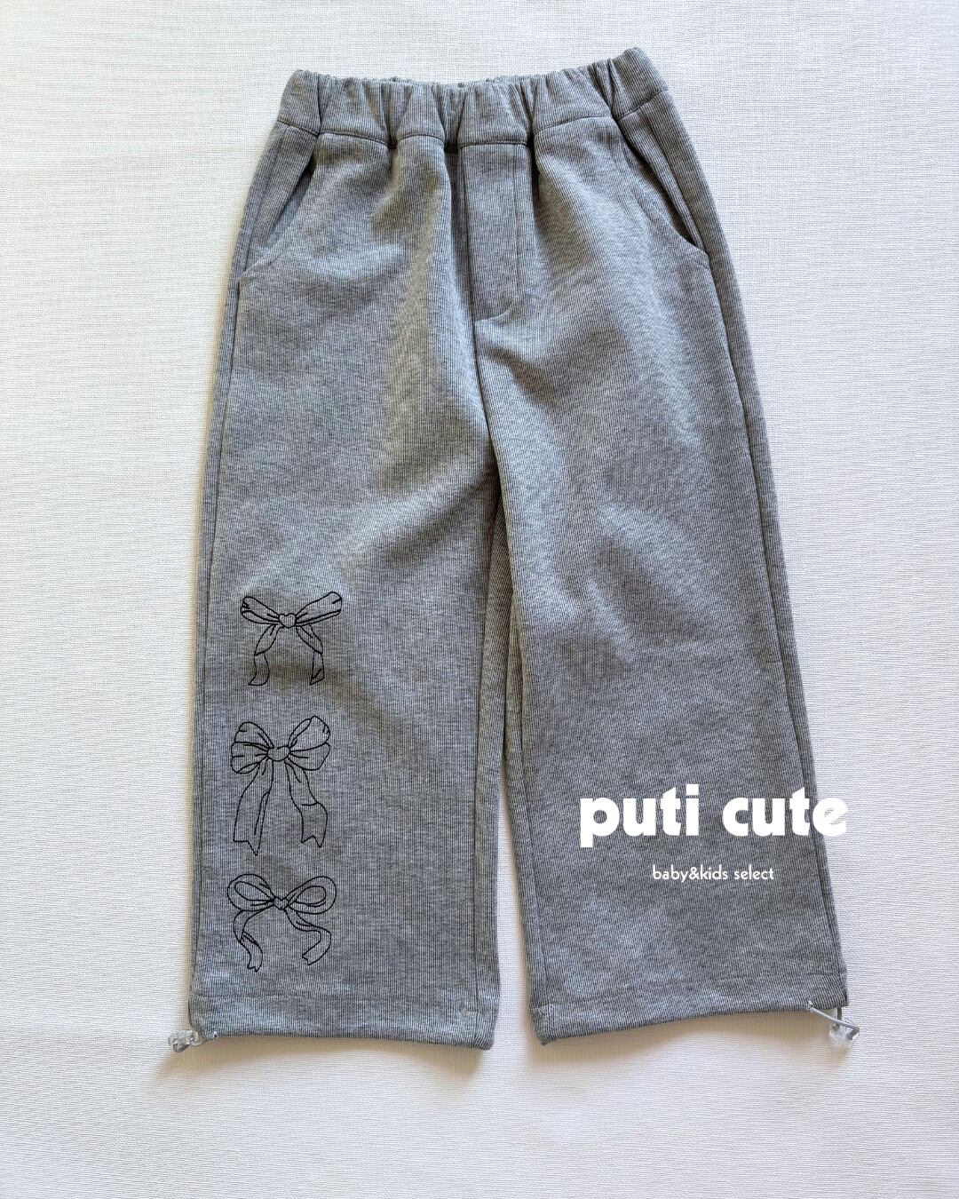 100 ꒰ 即納 ꒱Hearty ribbon pants / Han's ⸝⋆