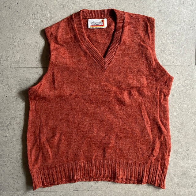1970s  thermax by puritan  Wool Vest  L  Made in USA  G063