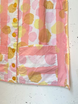 【ご購入のお客様専用】 vintage cherry bakelite brooch/50's60's dot print blouse