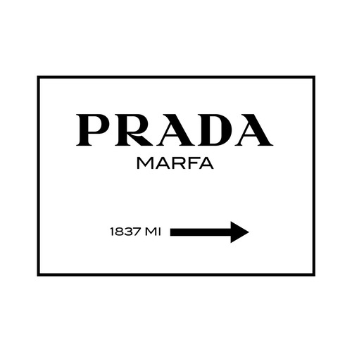 "PRADA MARFA 1837 MI" POSTER [SD-000561] A4サイズ ポスター単品