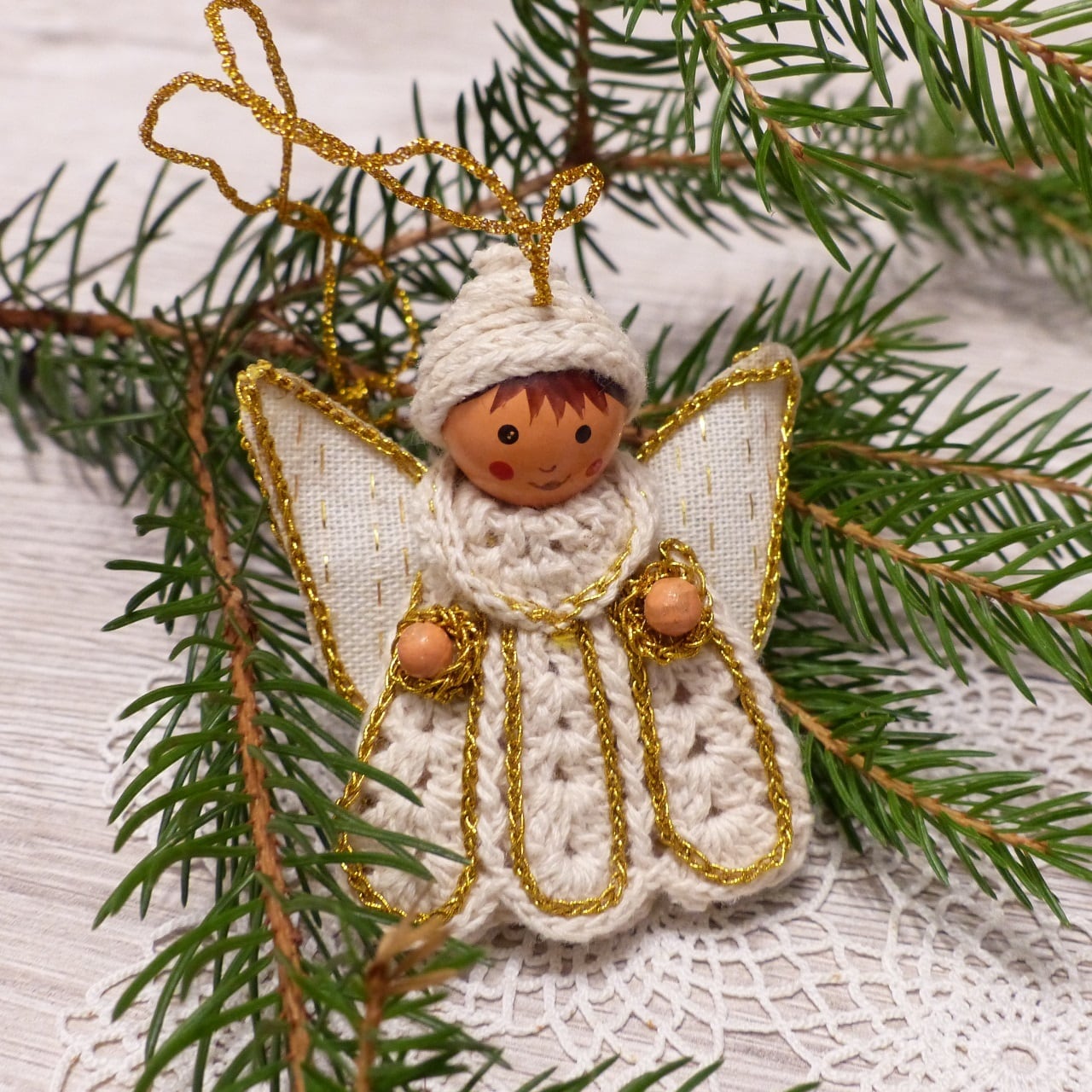 クリスマスの天使 オーナメント ドイツヴィンテージ