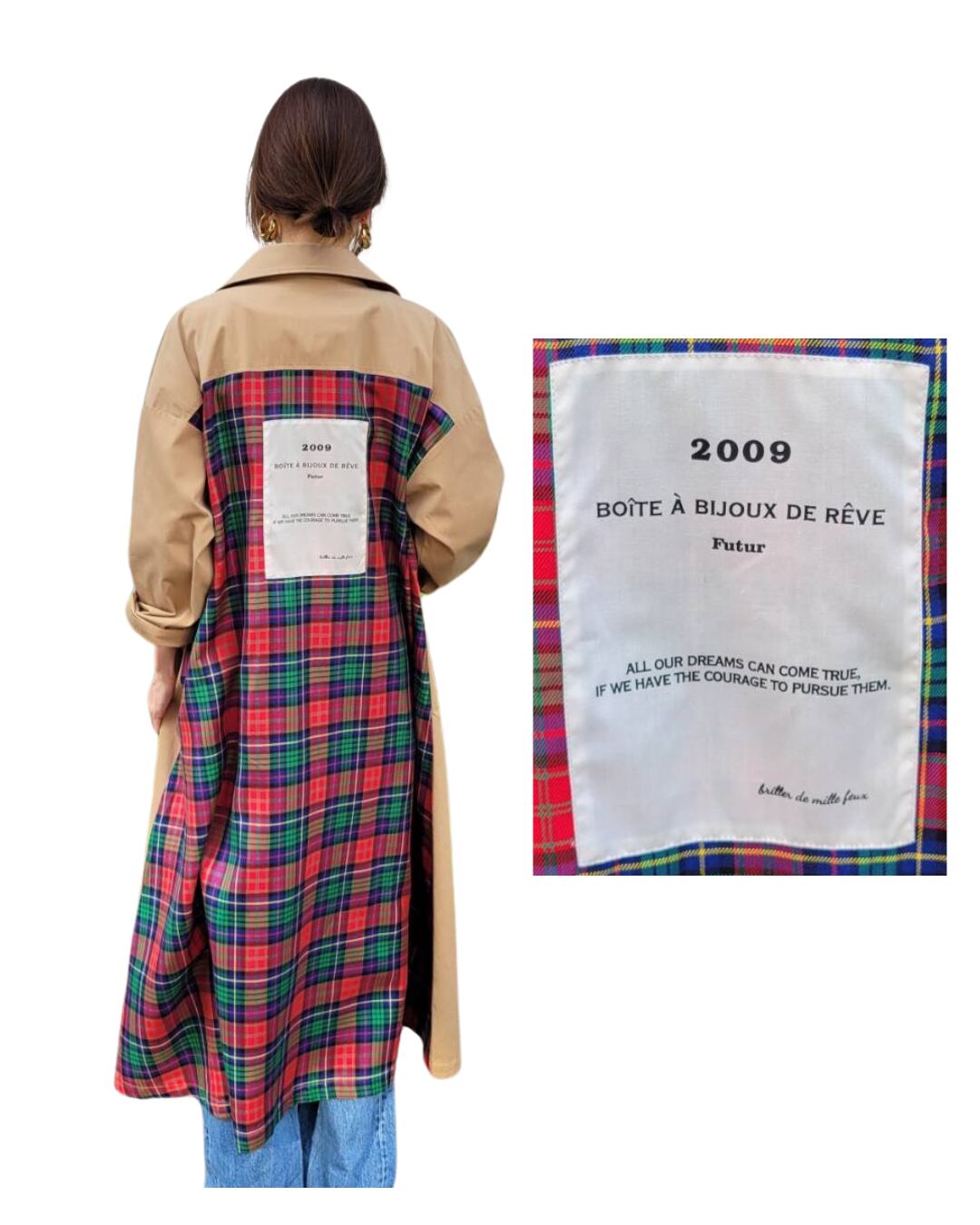 【11/14しゃちょーBIRTHDAY限定セールインスタライブ③】バックチェックコート Dos Diosas D8563 2025年4月展示会