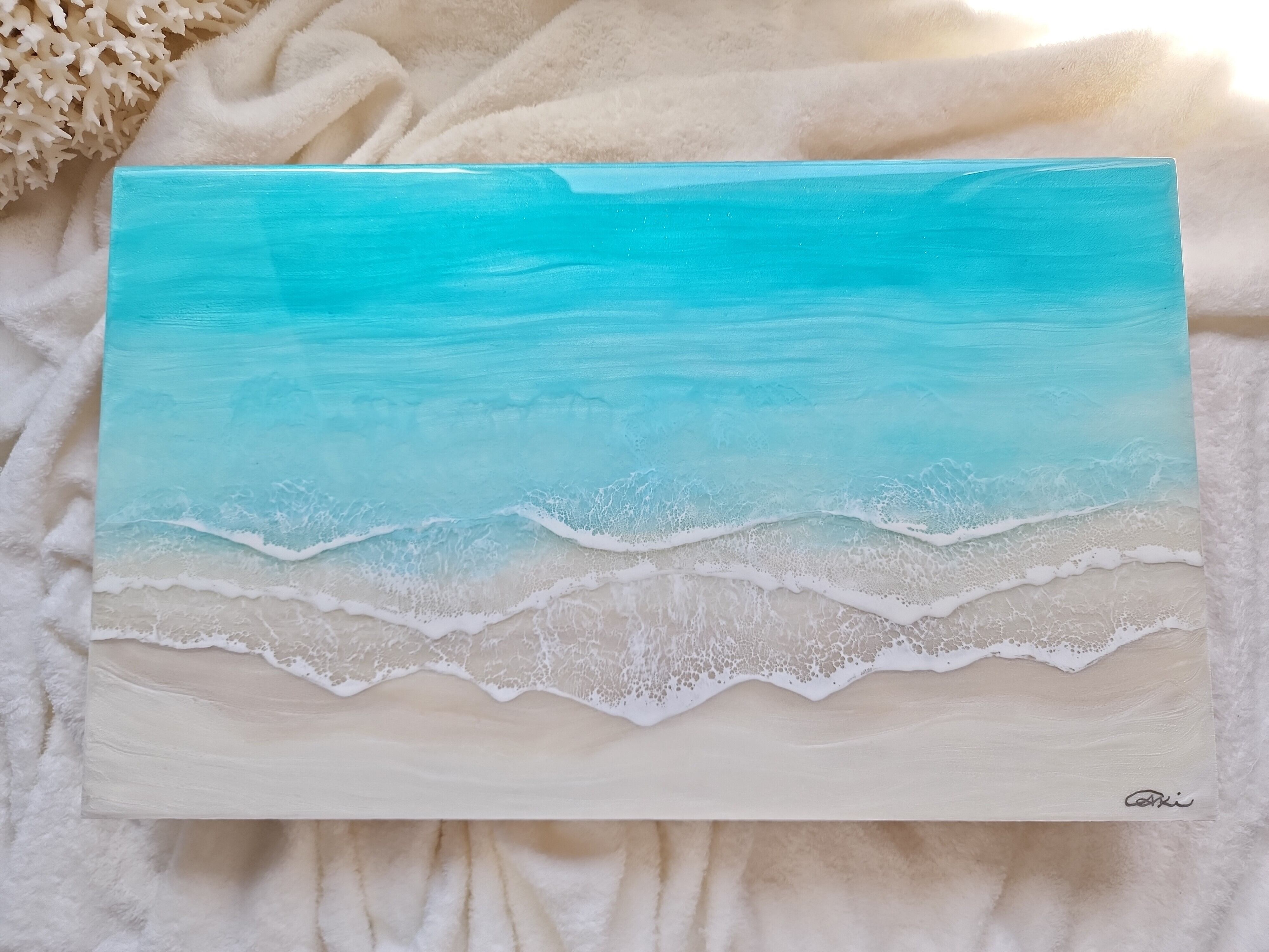 349.オーシャンレジンアート M8パネル